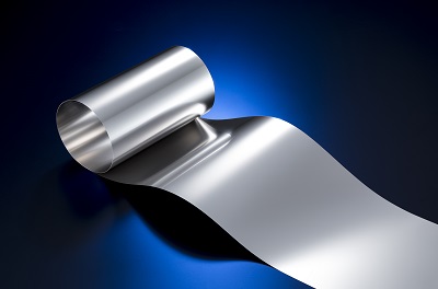 写真:Fe-Ni系合金薄板